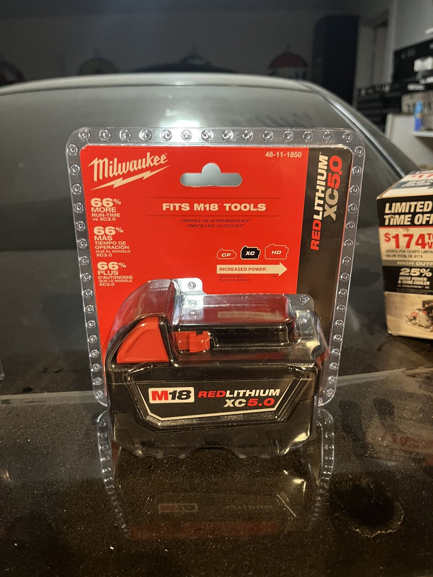 Milwaukee 5.0 Battery M18