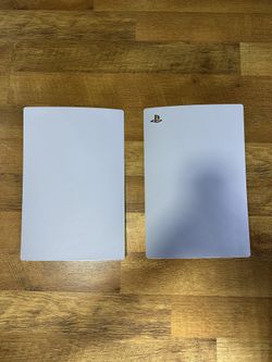 White PlayStation 5 Digital Edition Console Covers