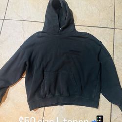 essentials black hoodie 