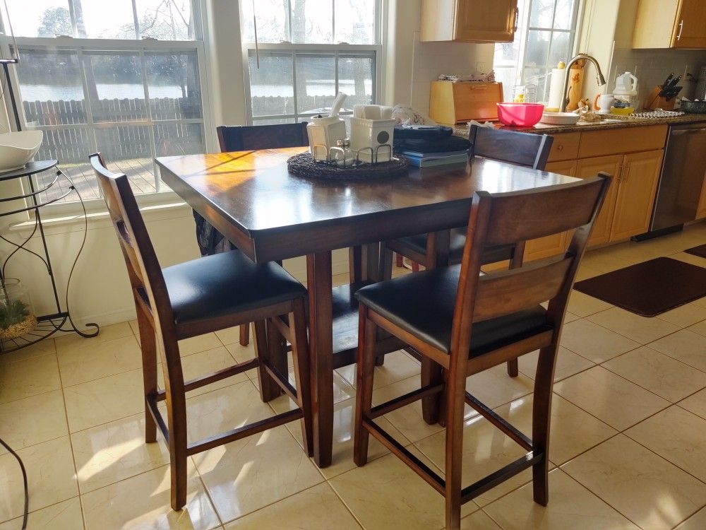 Oak Kitchen Table with Chairs set