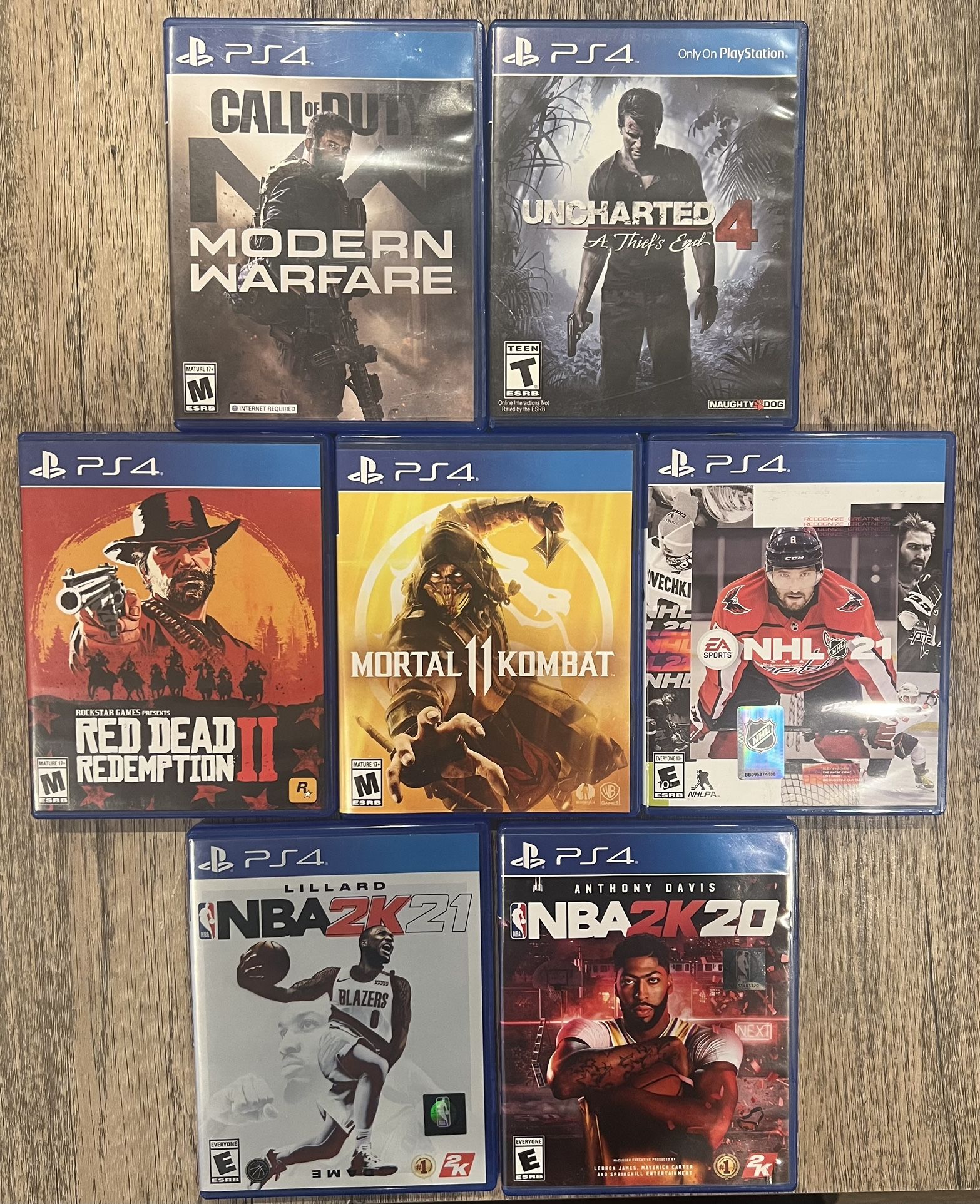 7 games, good condition, + Turtle Beach Headset (no ear cushion)
