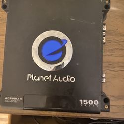Planet Audio Ac1500 Amplifier- Boss Audio Radio 