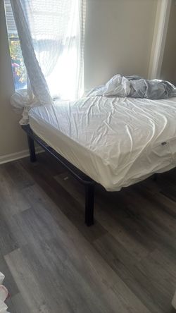 Bed mattress and bed frame