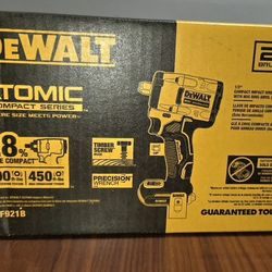 Dewalt 1/2" Impact Atomic 20 V DCF921B