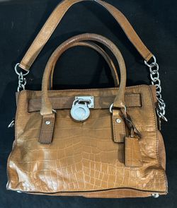 Michael Kors Brown Leather Satchel
