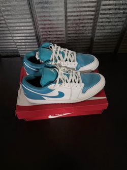 Air Jordan 1 Low White Teal Sneakers
