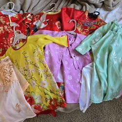 Kid's Toddler Ao Dai Lunar New Year 