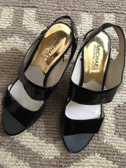 Michael Kors size 6 Black High Heel Shoes
