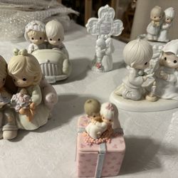 6 Wedding Themed Precious Moments Figurines 