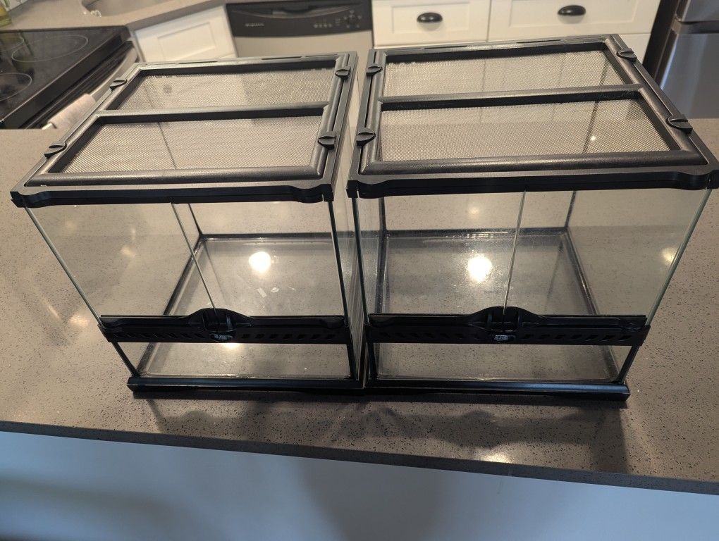 Two 12" Cube Enclosures