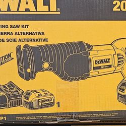 Brand New Dewalt 20volt Sawzall Kit With 1 5ah Battery And Charger With Hard Case.$150