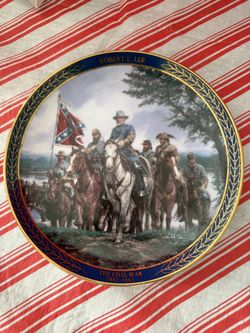 Robert E Lee 'Gallant Men Of The Civil War' Collectors Plate Plate #420D