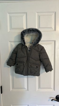 6-9mth heavy warm recycled filled soft jacket baby