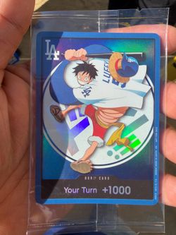 Dodgers One Piece Card Game Monkey D. Luffy DON!! Your Turn +1000 #004 EN