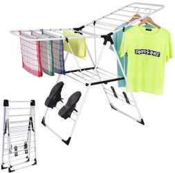 Costway Laundry Clothes Storage Drying Rack Portable Folding Dryer Hanger Heavy Duty
