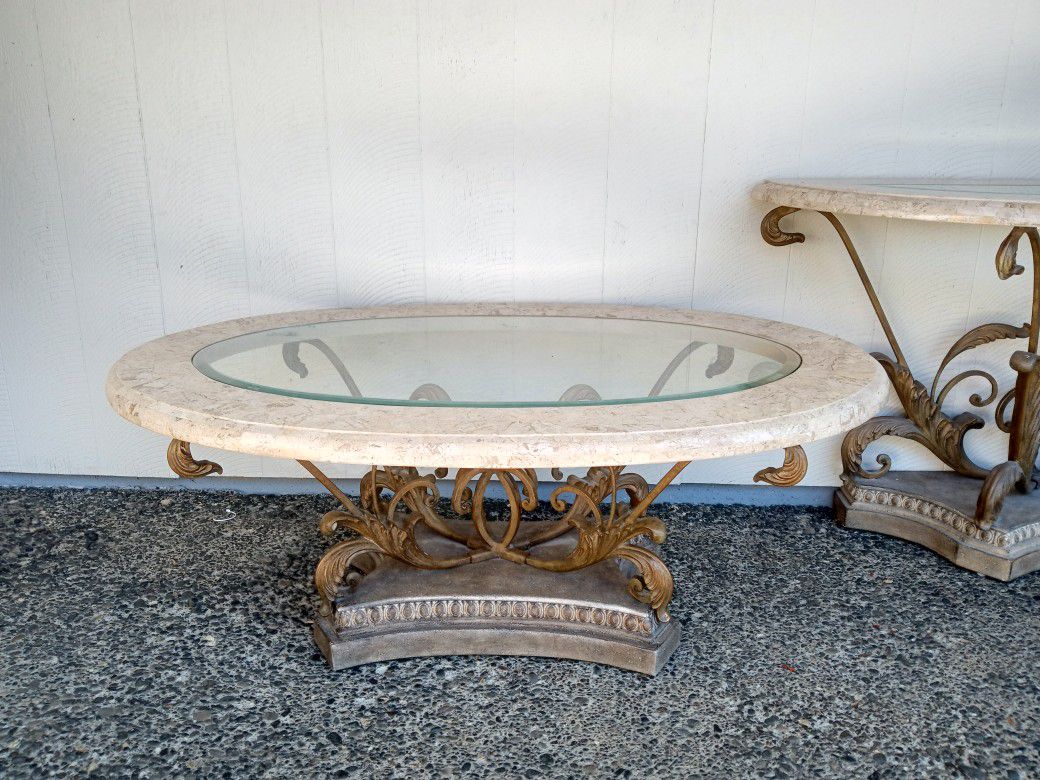 Vintage French Victorian Style Table Set