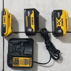 Dewalt 20v Batteries and Charger New And Used 