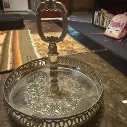 Silver plated Trey Marked England 