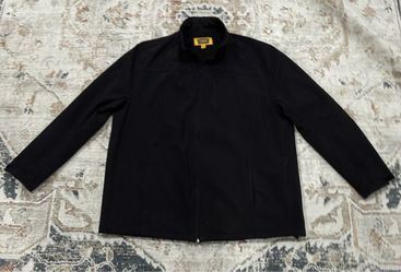 Coach Black Zip-Up Jacket 2XL