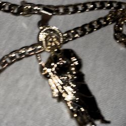 10k Gold Chain And Pendant 