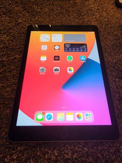 Black iPad Air 2 with case and screen protector
