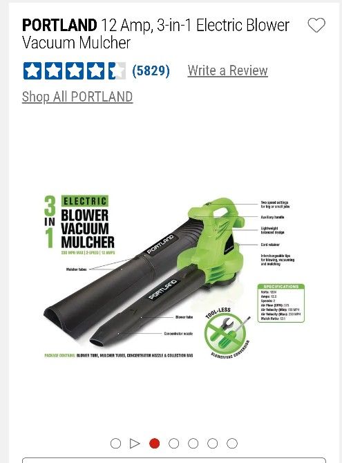 Leaf Blower & Vacuum