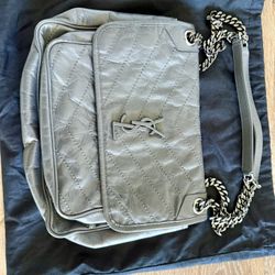 Saint Laurent Medium Niki Leather Shoulder Bag’s 