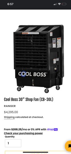Cool Boss Shop Fan