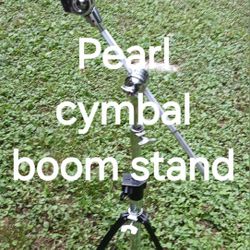Like New Heavy Duty Pearl Cymbal Boom Stand 