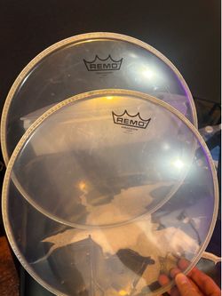 Remo 13” ambassador drum heads