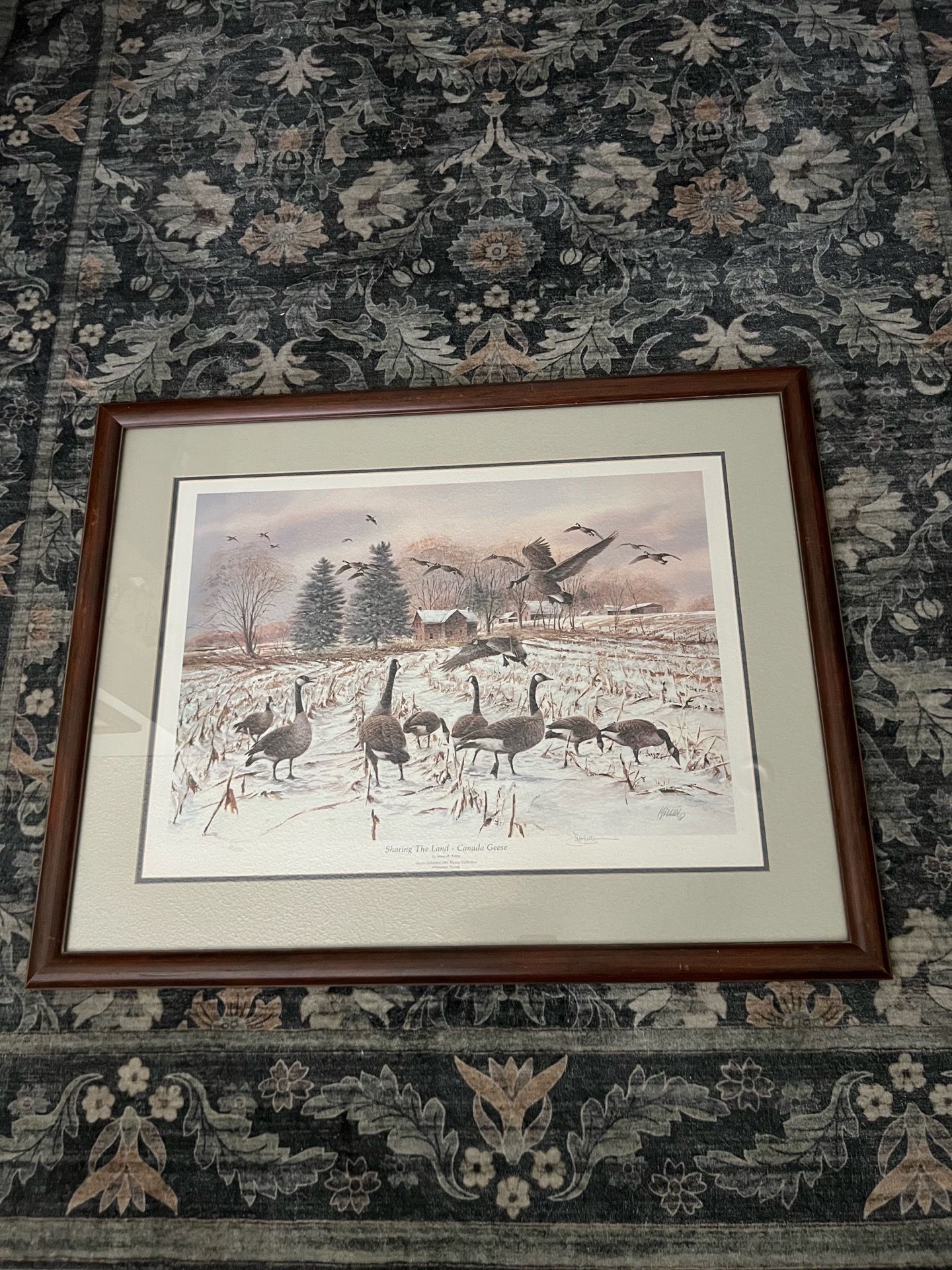 Vintage geese art