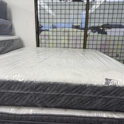 KING SIZE AIRLEOOM (LUXURY-FIRM) HYBRID MATTRESS & BOX SPRINGS BED SET