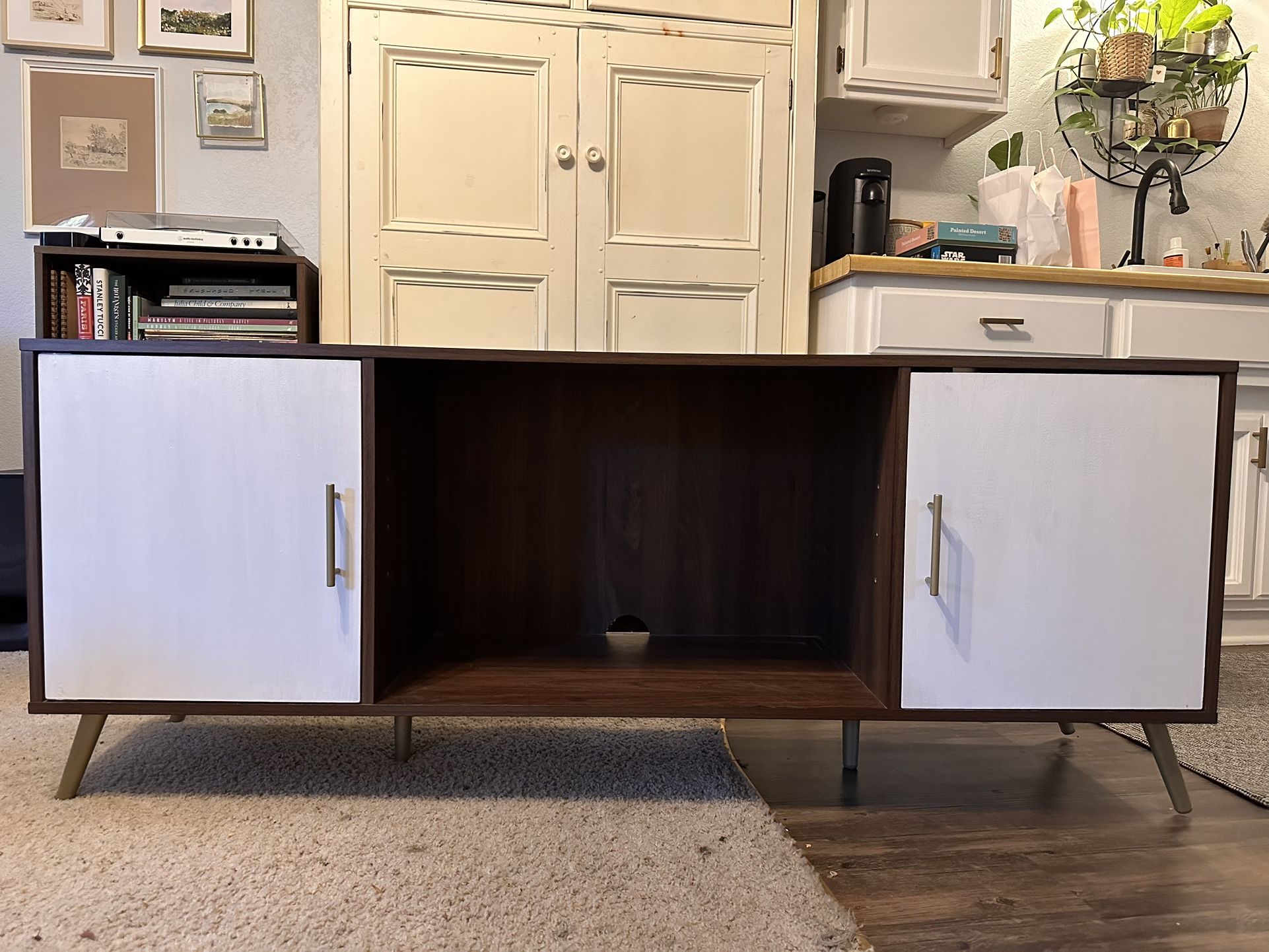 Mid century Modern Tv Console 