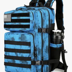 Tactical Backpack Military Tactical Backpack Small Assault Pack （Blue Water Pattern)