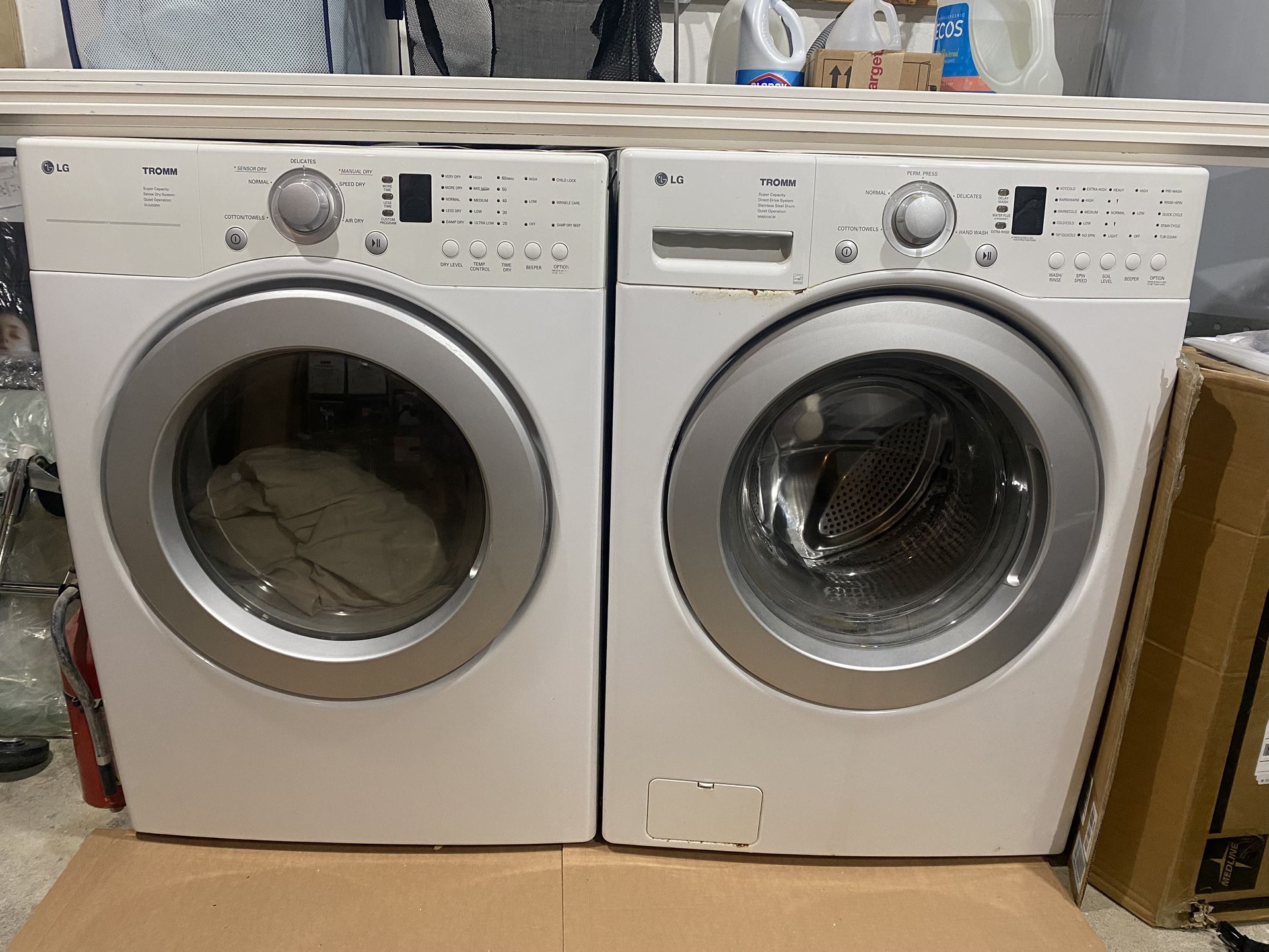 LG Tromm Washer & Dryer (Gas Dryer, vented) 120 for one, 200 for both