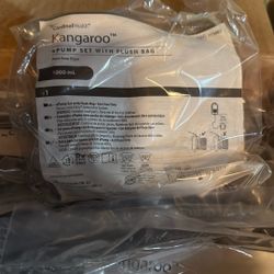 Kangaroo ePump Set with Flush Bag 1000ml - Box of 30