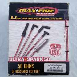 Max-Fire (Ultra-Spark 50)  Spark Plug Wire Set

 Part #22716 NEW