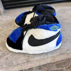 Air Jordan 1 OG Sneaker Slippers Royal Blue Size 36-44