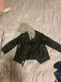 Toddler leather jacket