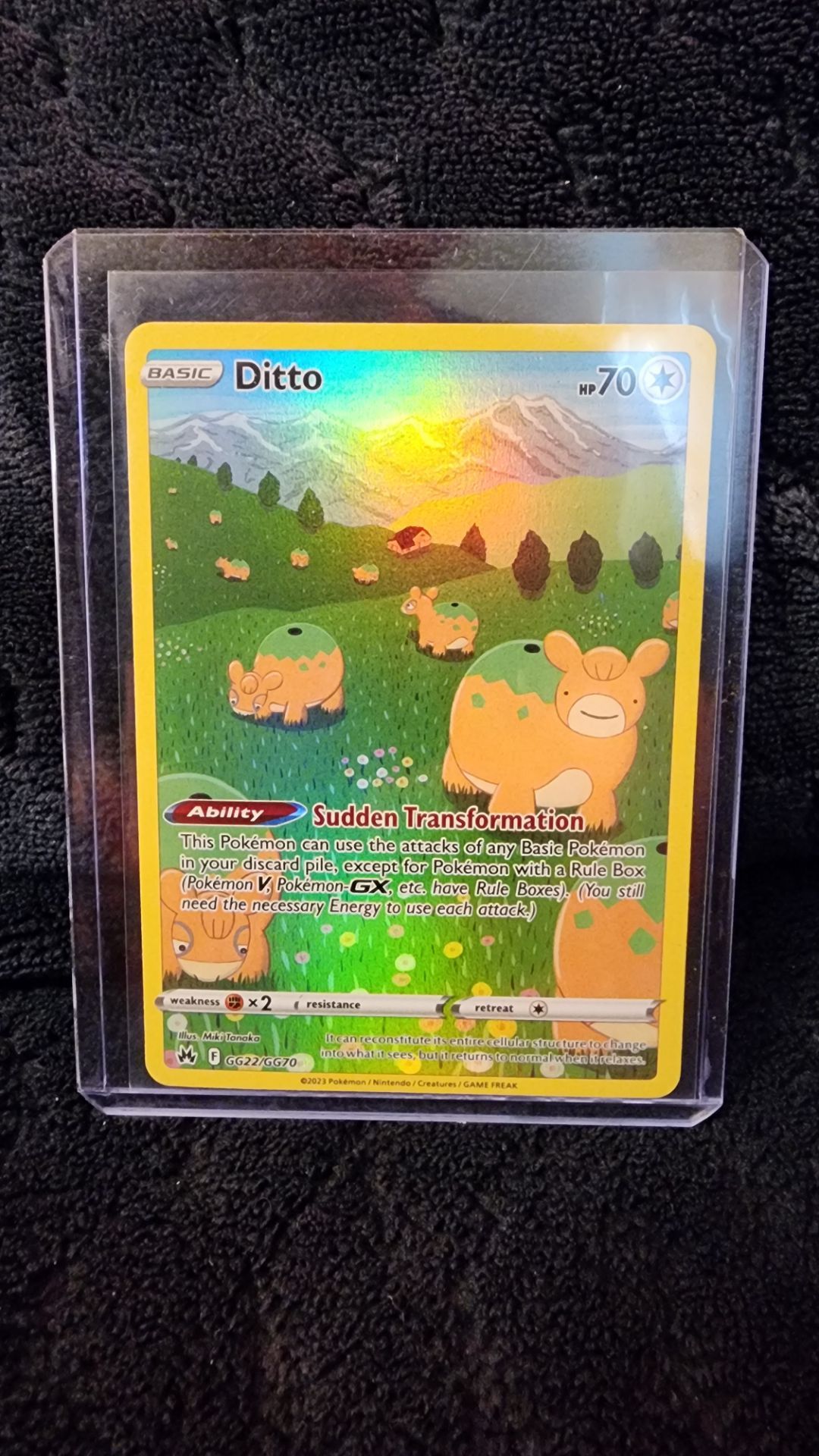 Ditto Crown Zenith Pokemon TCG