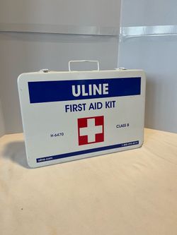Metal ULINE First Aid Kit box