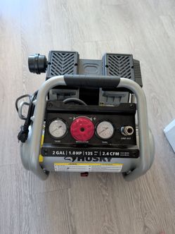 Air compressor. Quiet husky. Like new