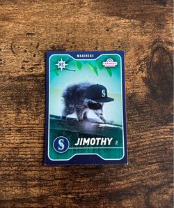 Jimothy The Raccoon Rookie Baseball Card
