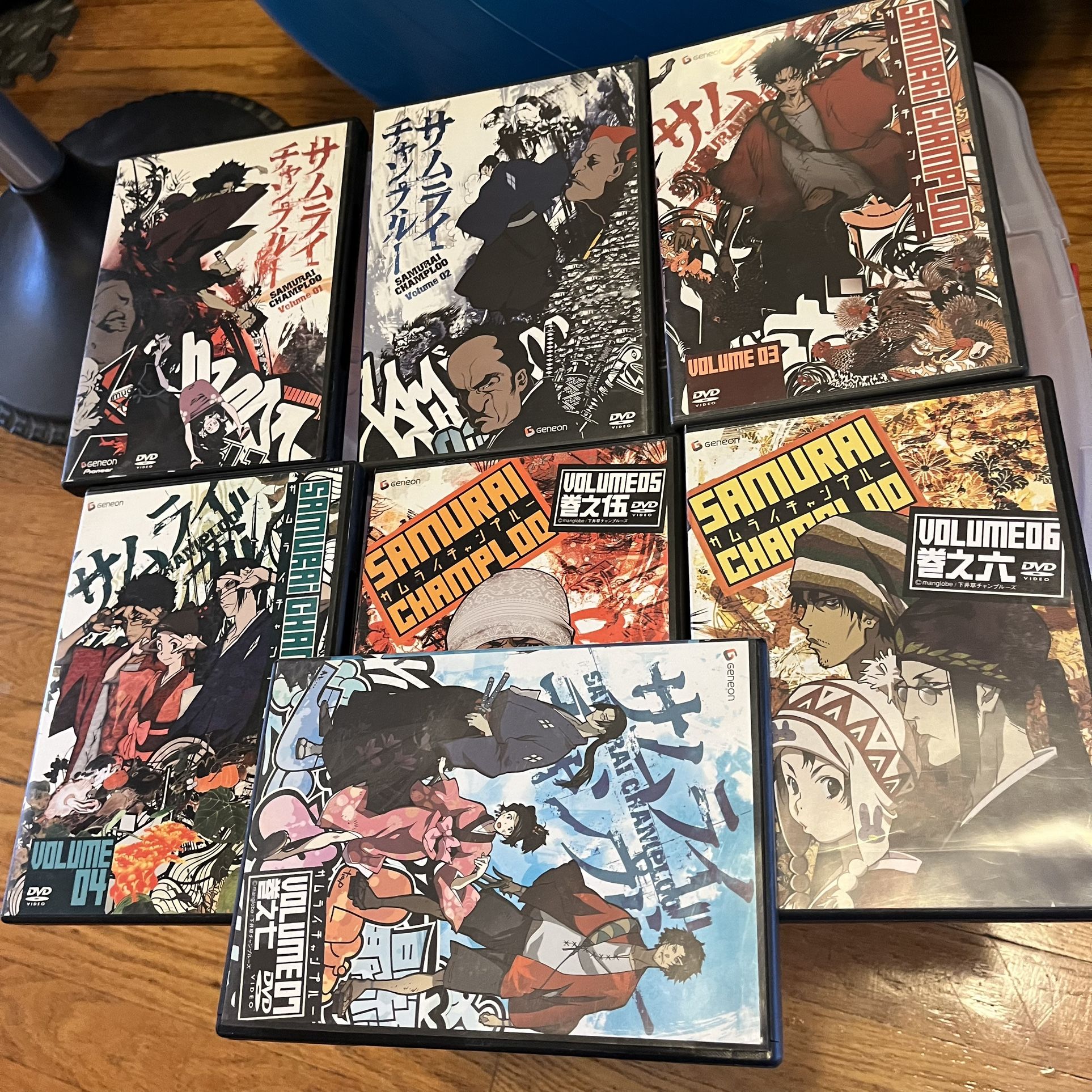 Anime Samurai Champloo Discs 1-7