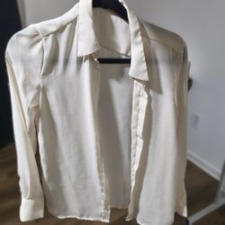 Beige blouse 