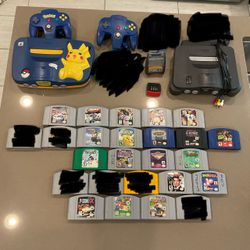N64 systems and games Nintendo 64