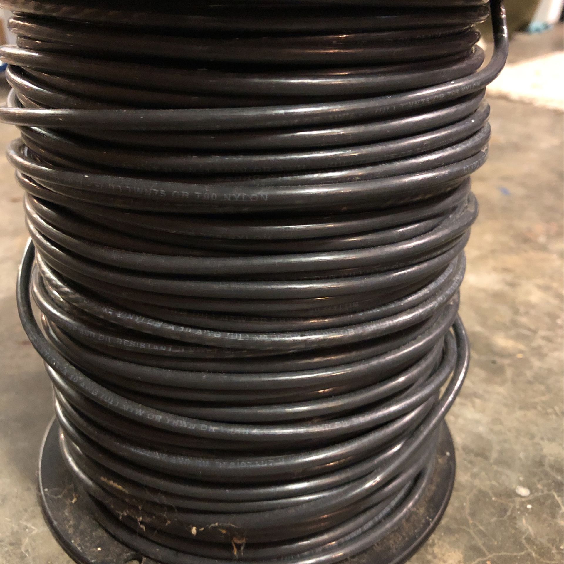 500ft 10awg THHN Black Wire