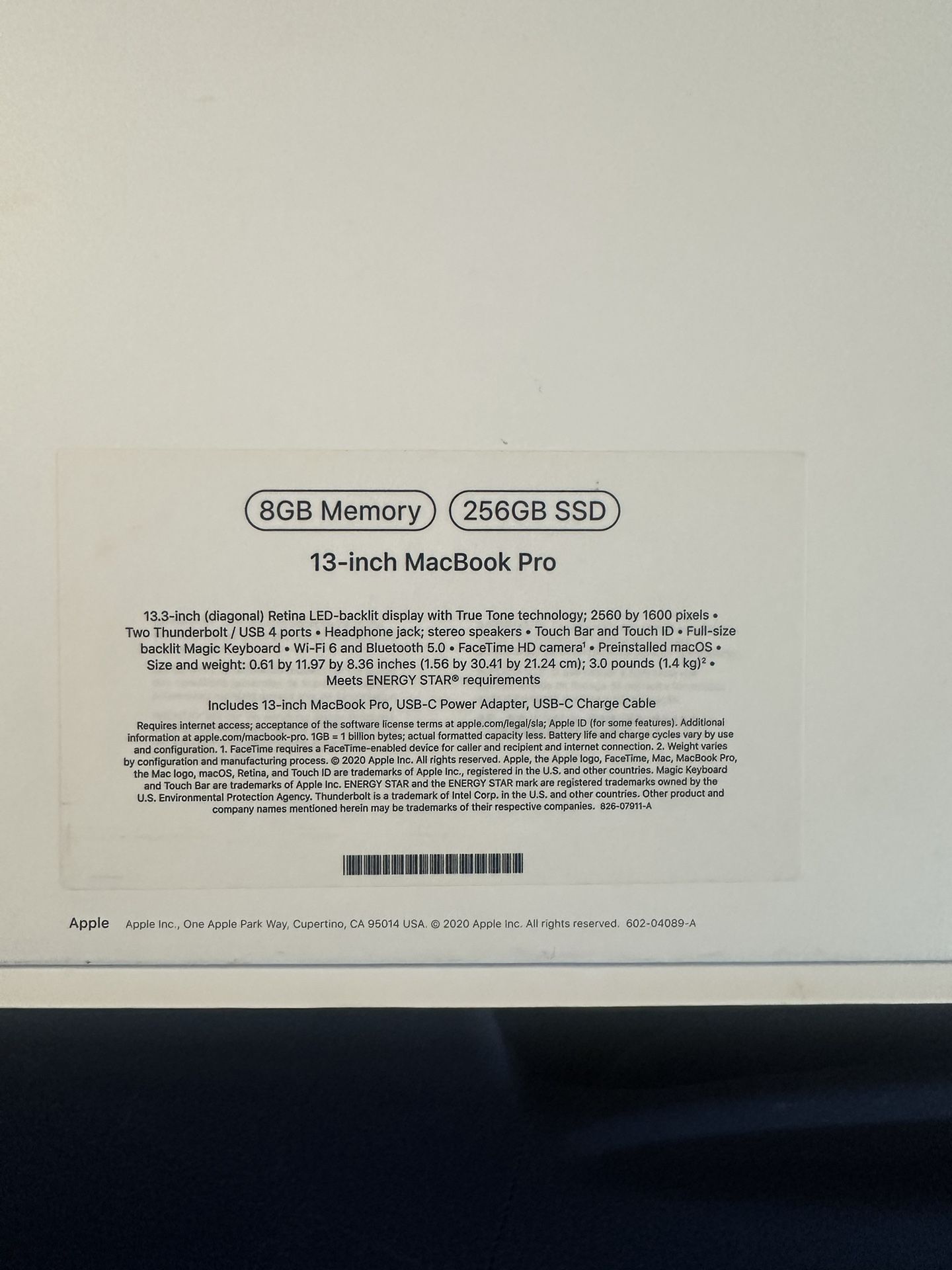 MacBook Pro 13.3" Laptop - Apple M1
