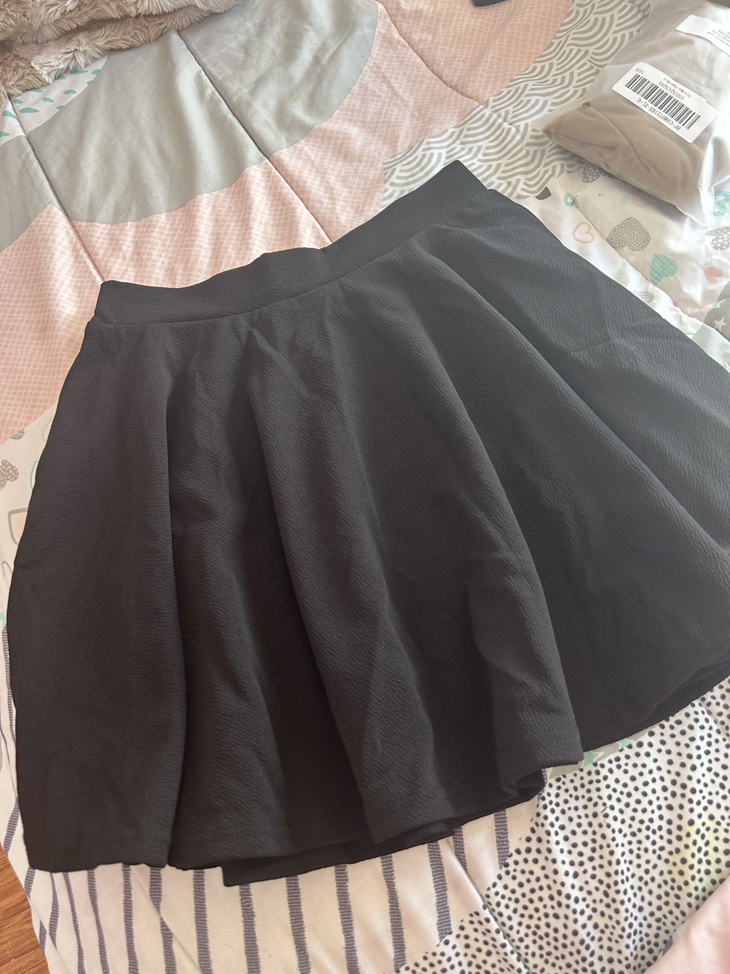 Black Girls Skirt 12-13yrs Old Size