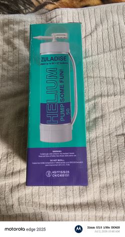 Zuladise brand helium canister